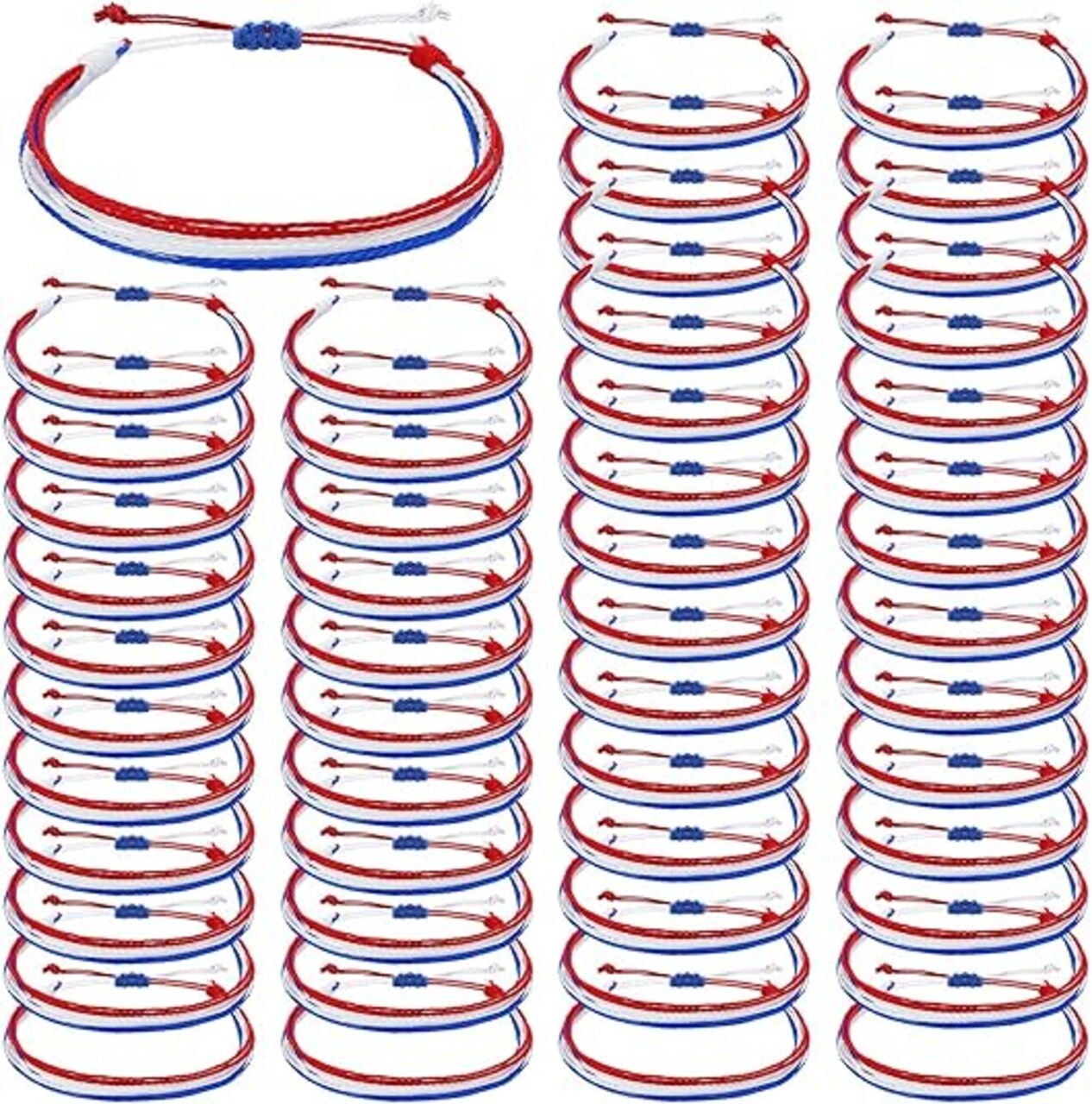 50 Pcs Team Bracelets Bulk Sports Game Day Adjustable Bracelets Gifts for Basketball Softball Baseball Soccer Football Cheer Gifts Players Cheerleader Accessories